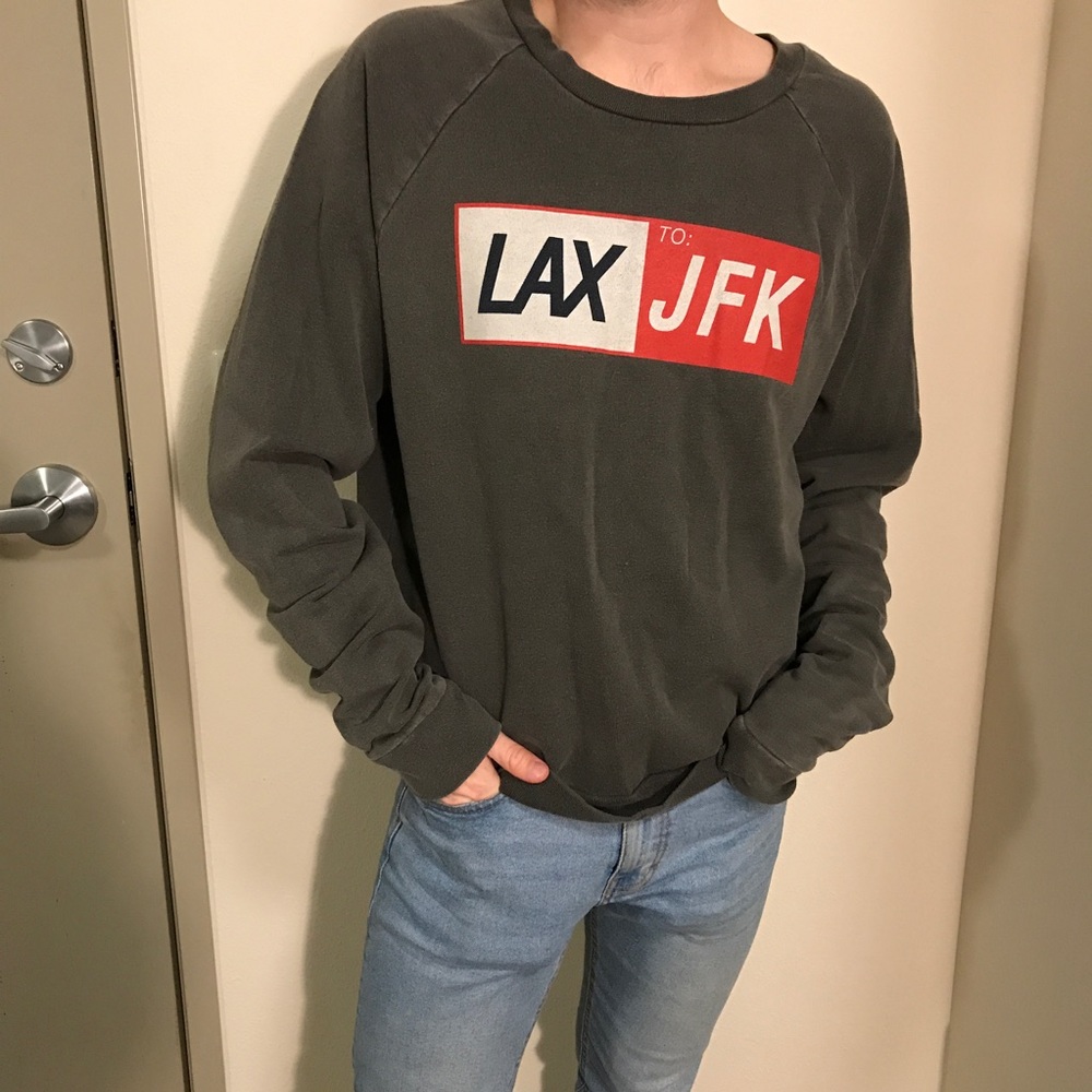 Kitson Men's oversized sweatshirt